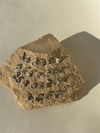 Additional Add-on Block Letter Charms - Yellow Gold-filled & Sterling Silver (Charm Only)