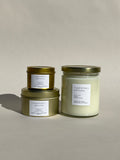 Thalken® Cigarettes + Perfume candle in three sizes — 2oz and 6oz gold tins and 8oz soft-glow glass jar. Scent profile: sultry, musky, and alluring with notes of black tea, amber, and sandalwood