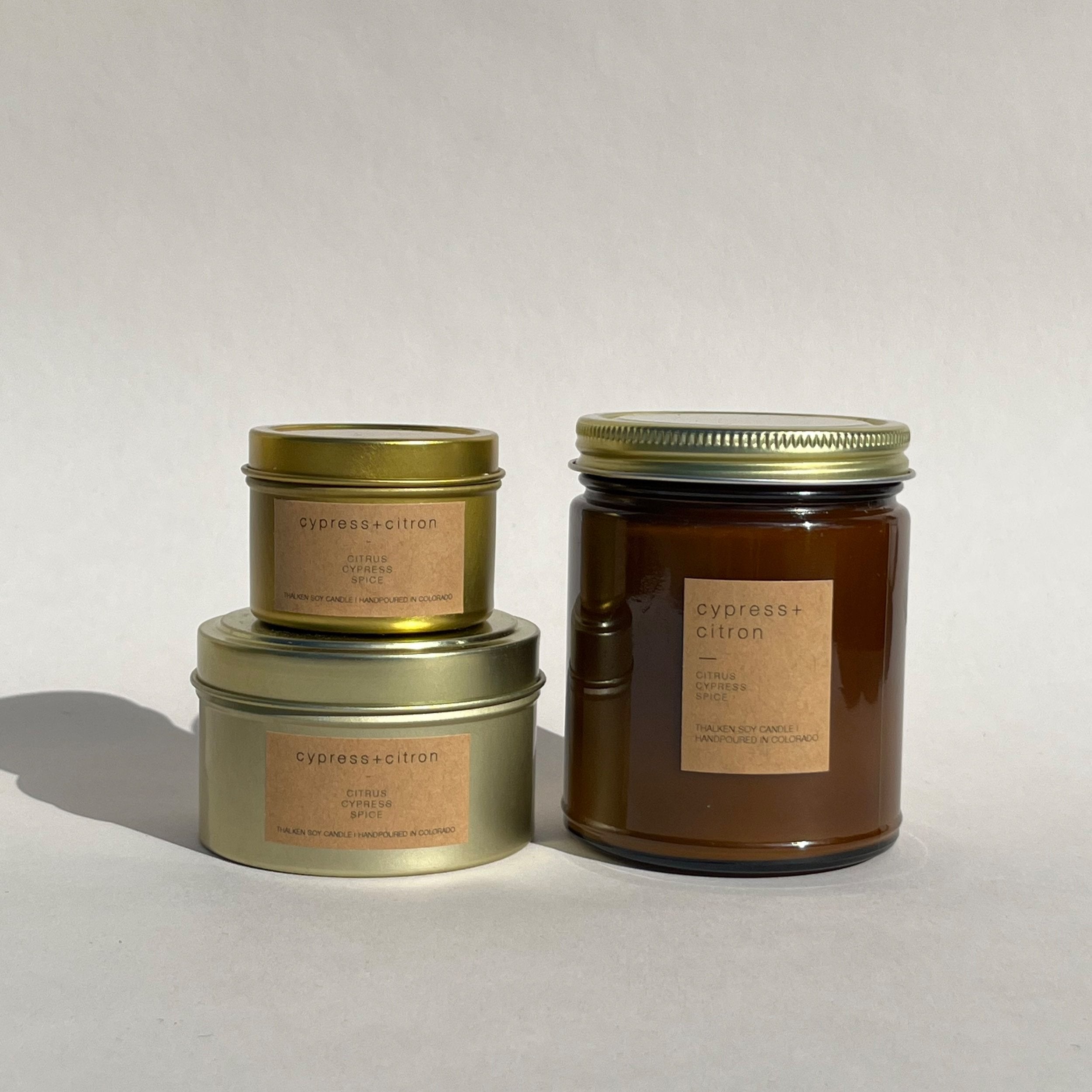 Cypress + Citron Candle by Thalken