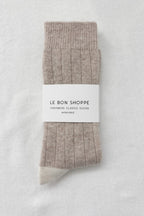 Extended Classic Cashmere Socks by Le Bon Shoppe