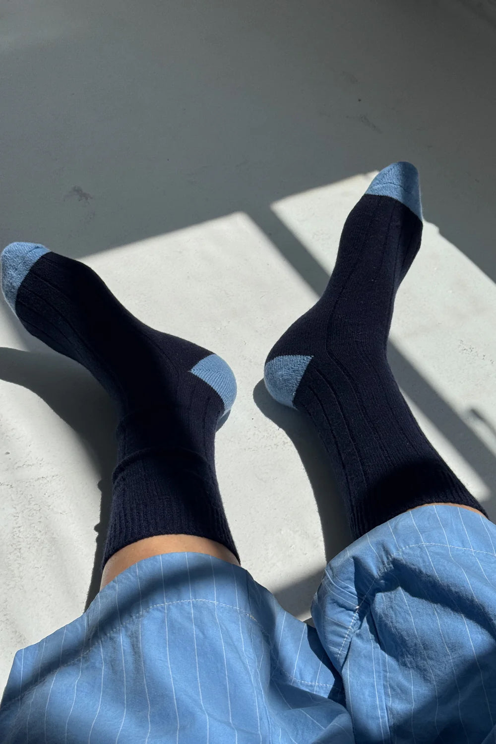 Extended Classic Cashmere Socks by Le Bon Shoppe