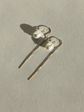 Small Freshwater Pearl Drop Threader Earrings