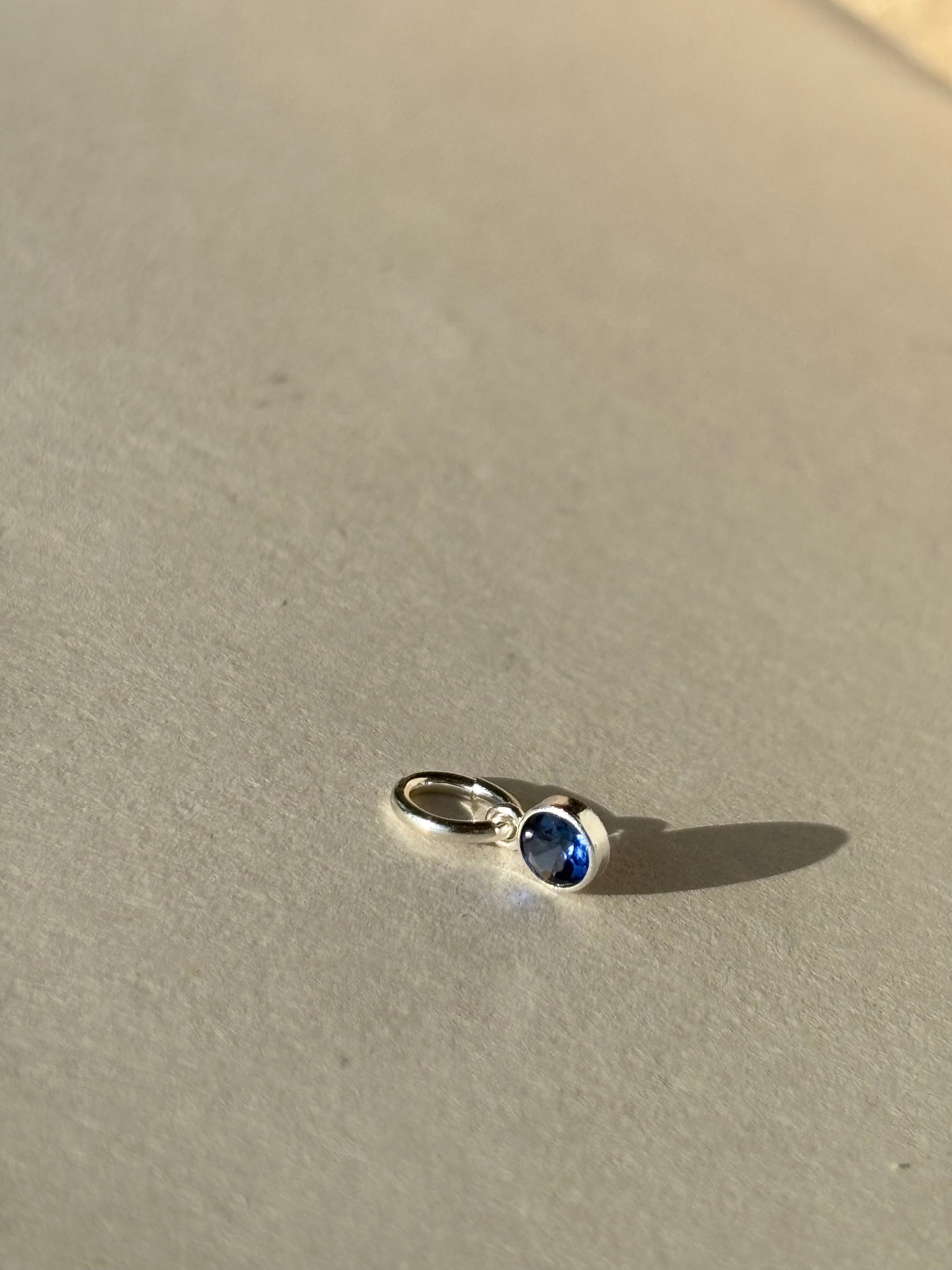 Additional Add-on Dainty Birthstone Charms - Sterling Silver (Charm Only)