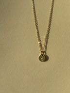 Zodiac Charm Necklace - Yellow or Rose Gold-Filled