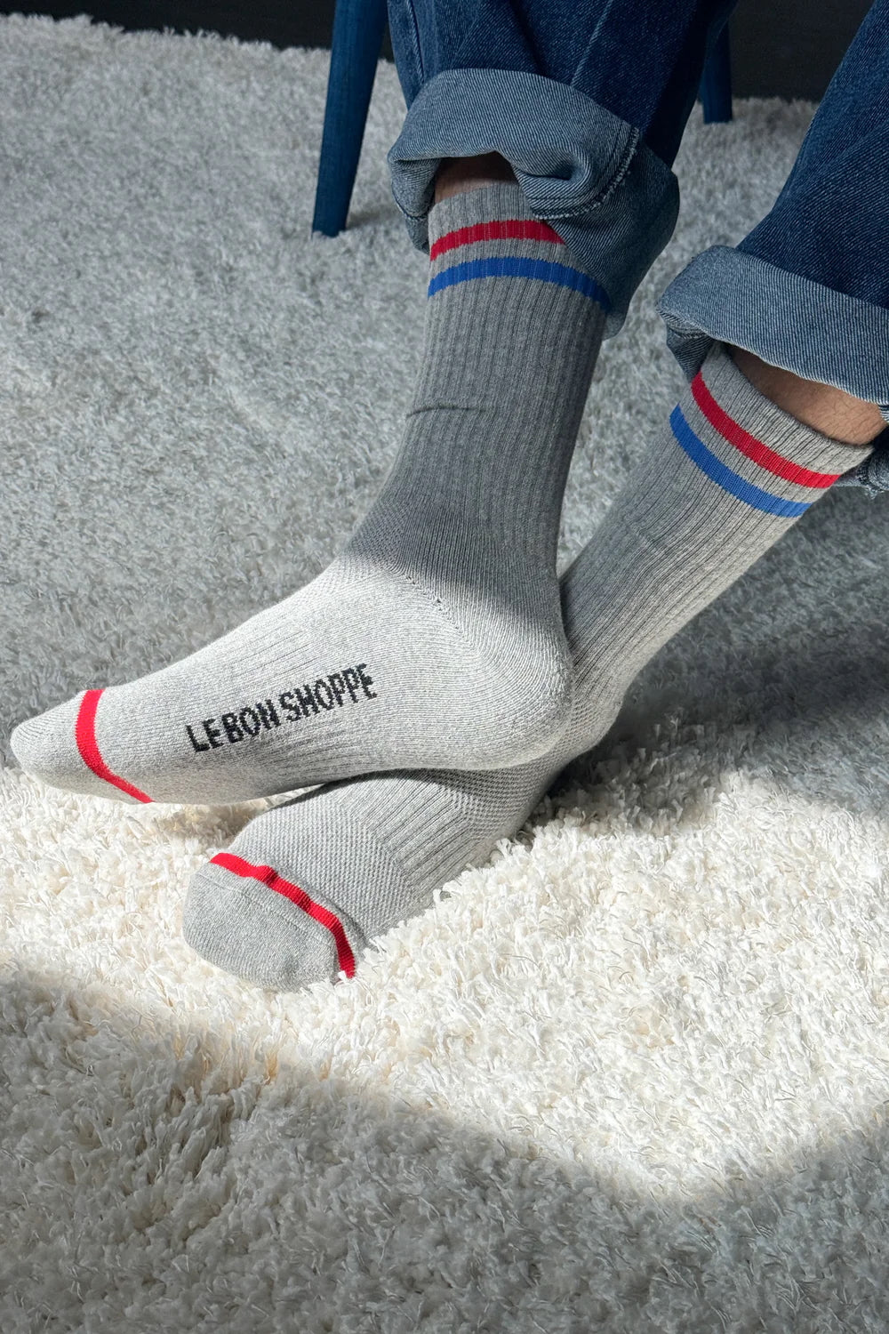 Extended Boyfriend Socks by Le Bon Shoppe