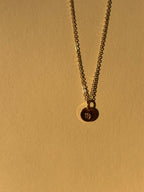 Zodiac Charm Necklace - Yellow or Rose Gold-Filled