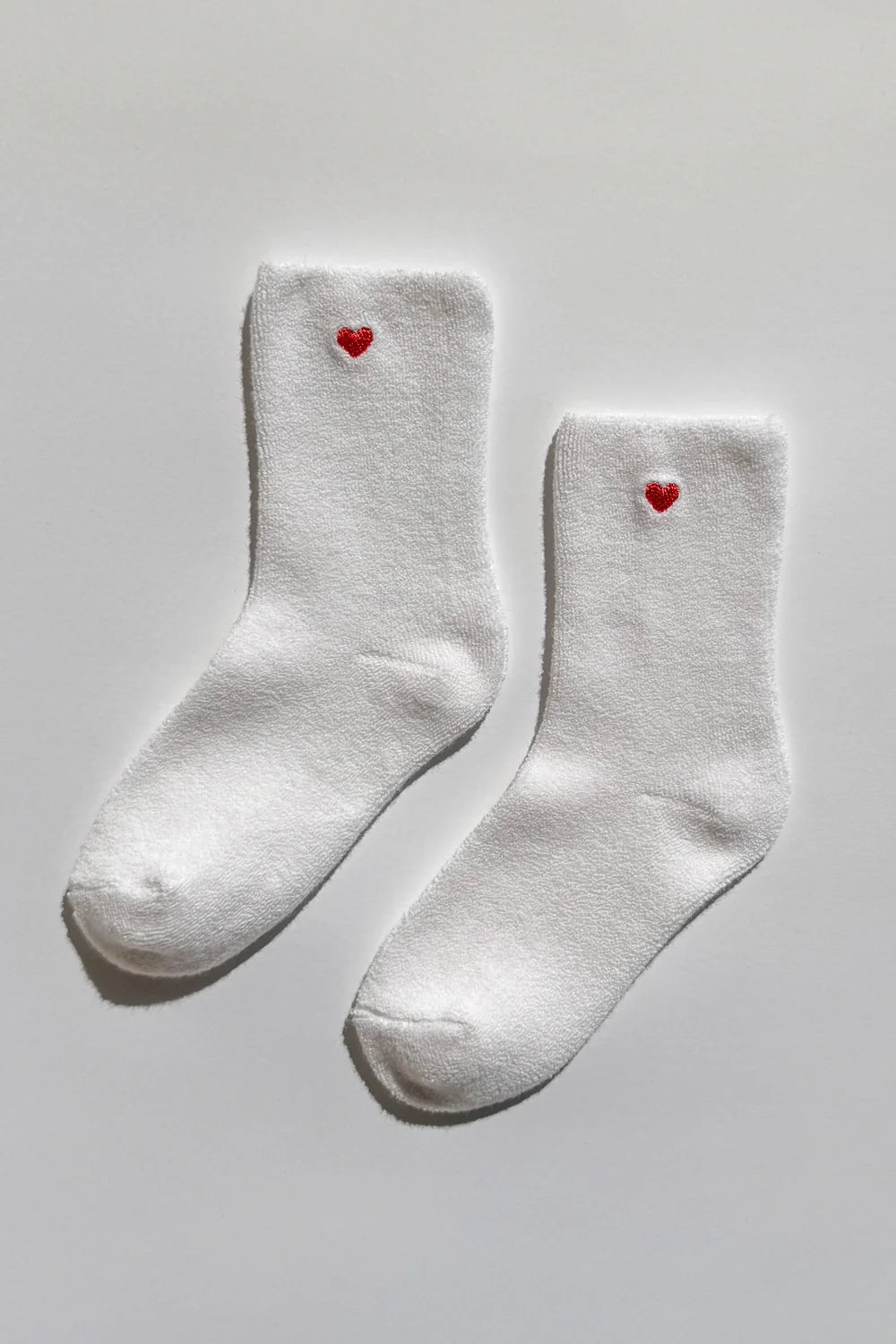 Embroidered (Heart) Cloud Socks by Le Bon Shoppe